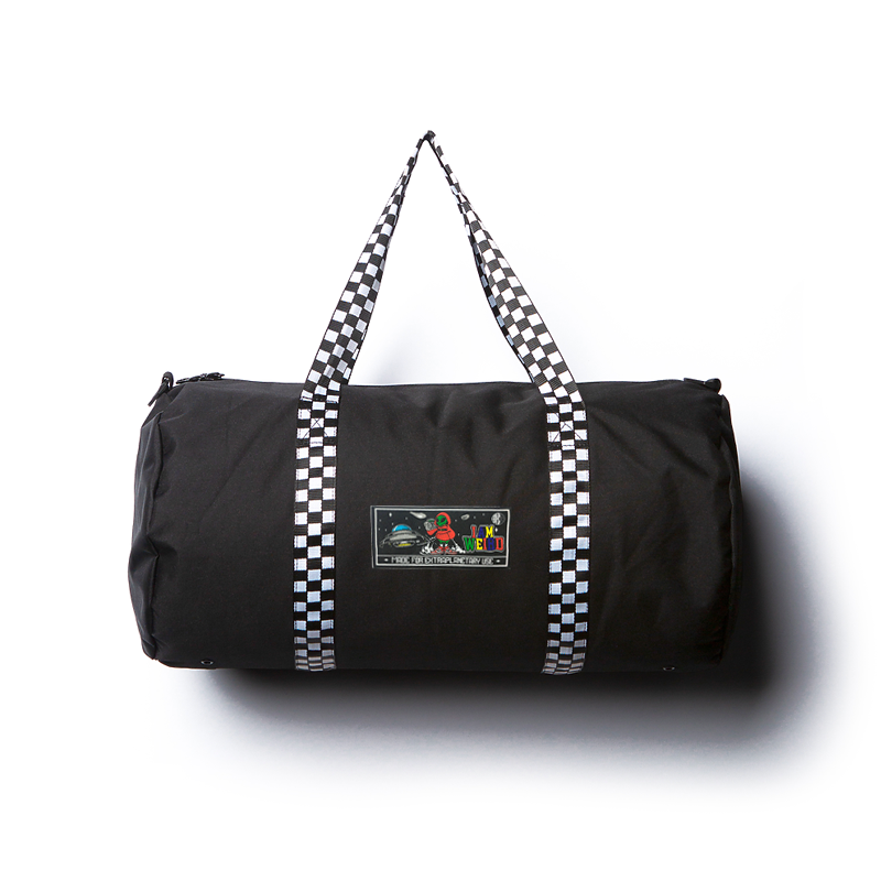 Alien Duffel Bag in Checkered Print