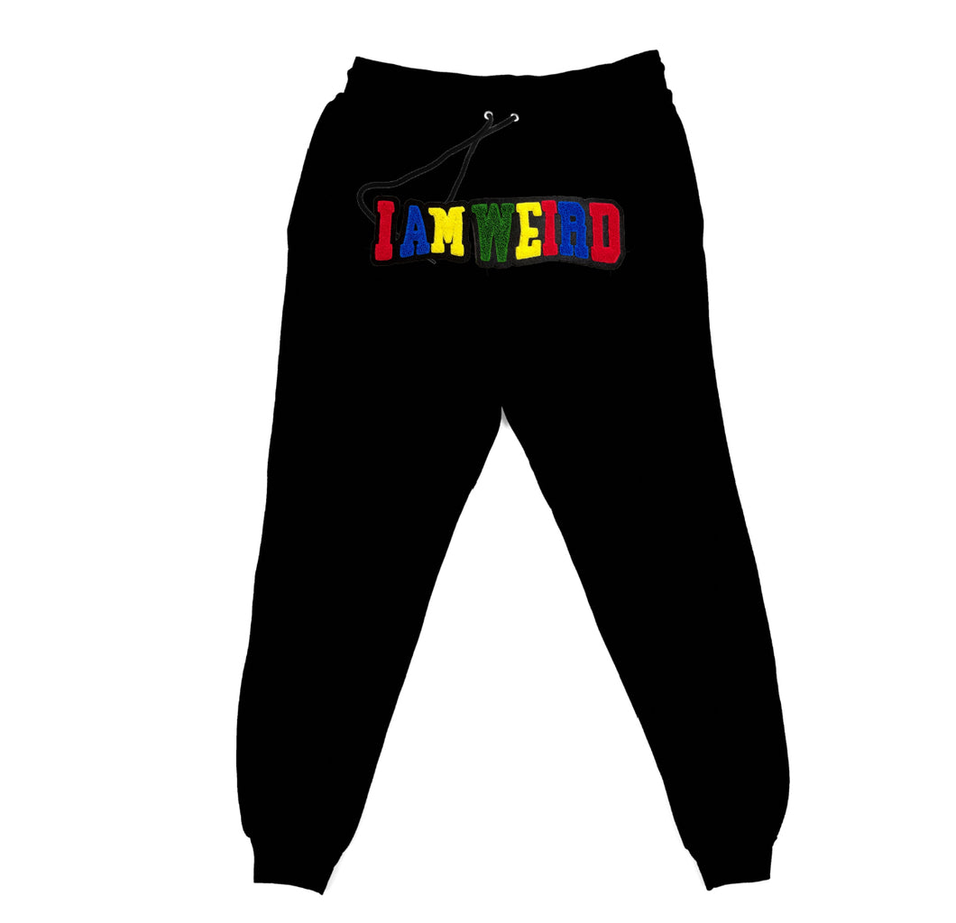 I Am Weird Jogger Pants Single-Line Logo