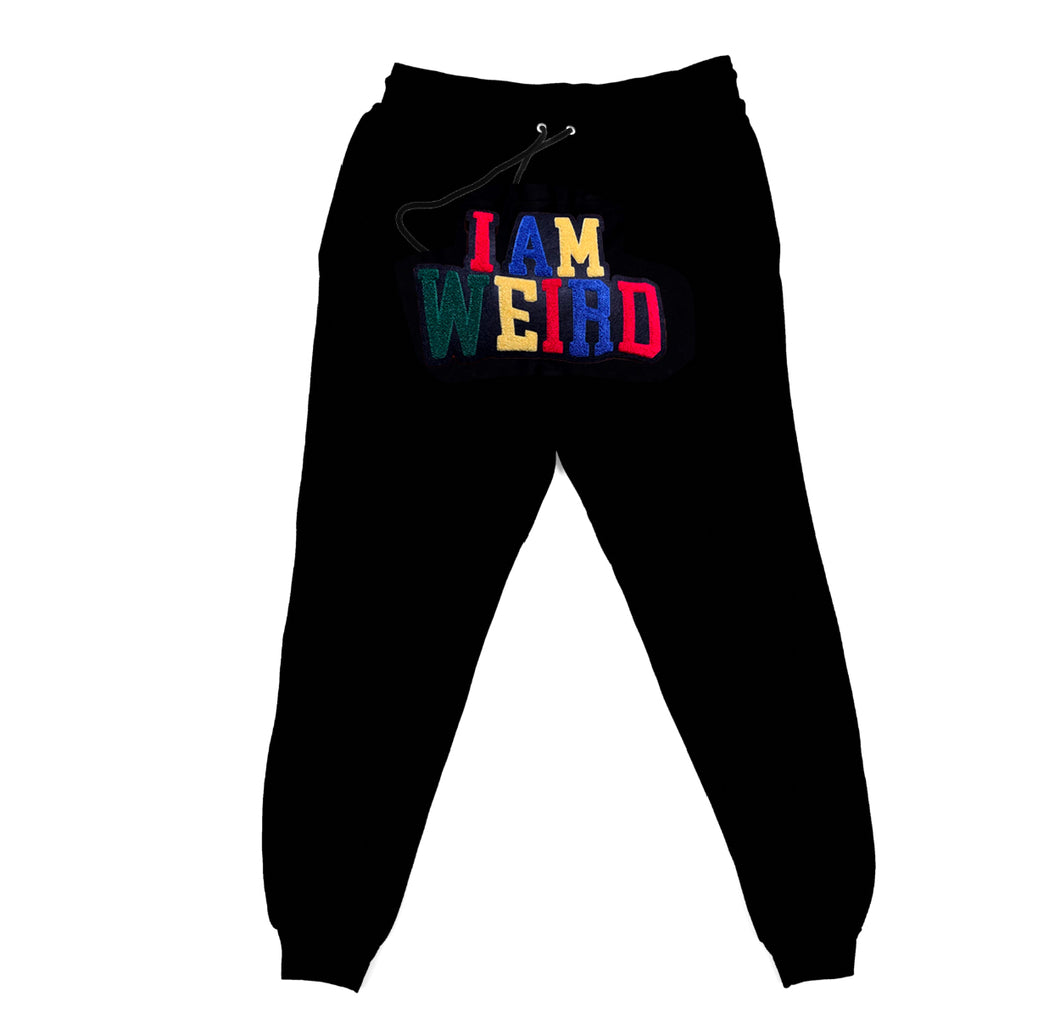 I Am Weird Jogger Pants Box Logo